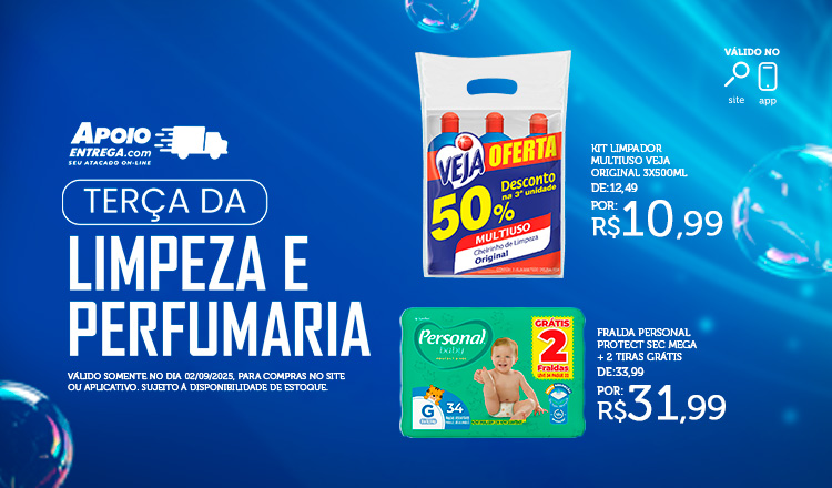 Terça da Limpeza e Perfumaria
